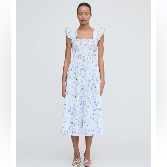 Hill House Dresses & Skirts - Hill House Ellie Nap Dress in Blue Botanical by Hill House Home Size Large